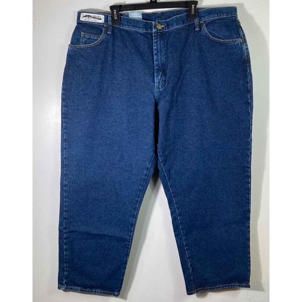 Womens Wrangler Blues Relaxed Fit Tapered Leg Jeans‎ 44 x 30 #2 NWT